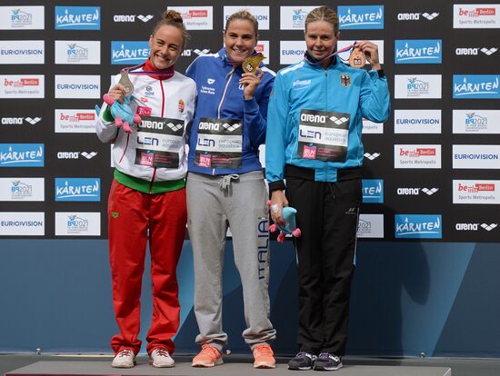 European aquatics championships. Day five