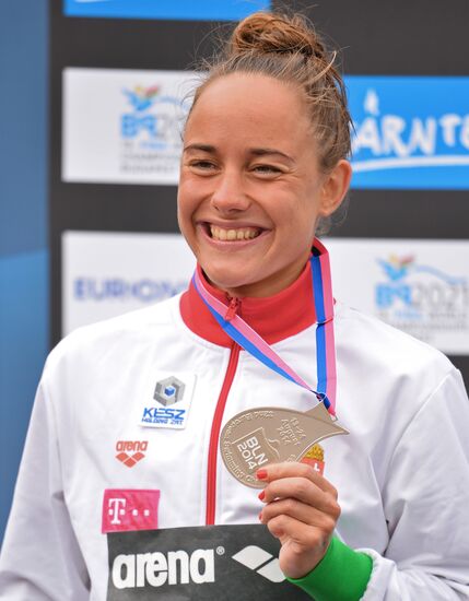 European aquatics championships. Day five