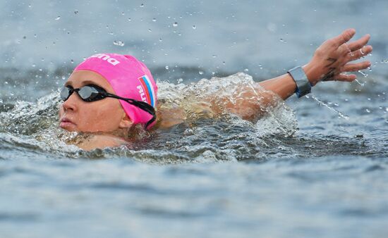 European aquatics championships. Day five