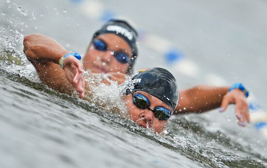 European aquatics championships. Day five