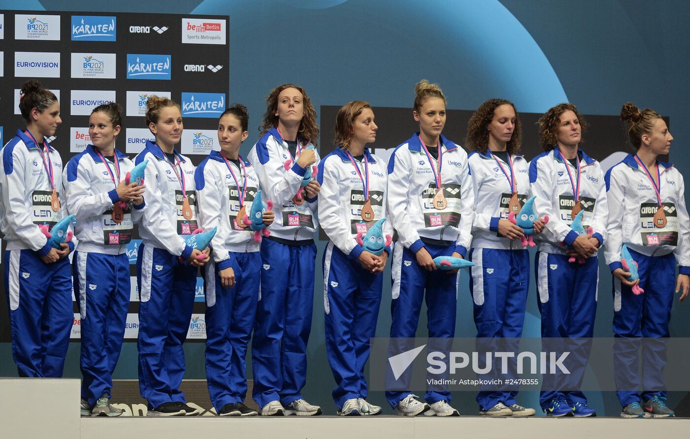 European Aquatics Championships. Day Five