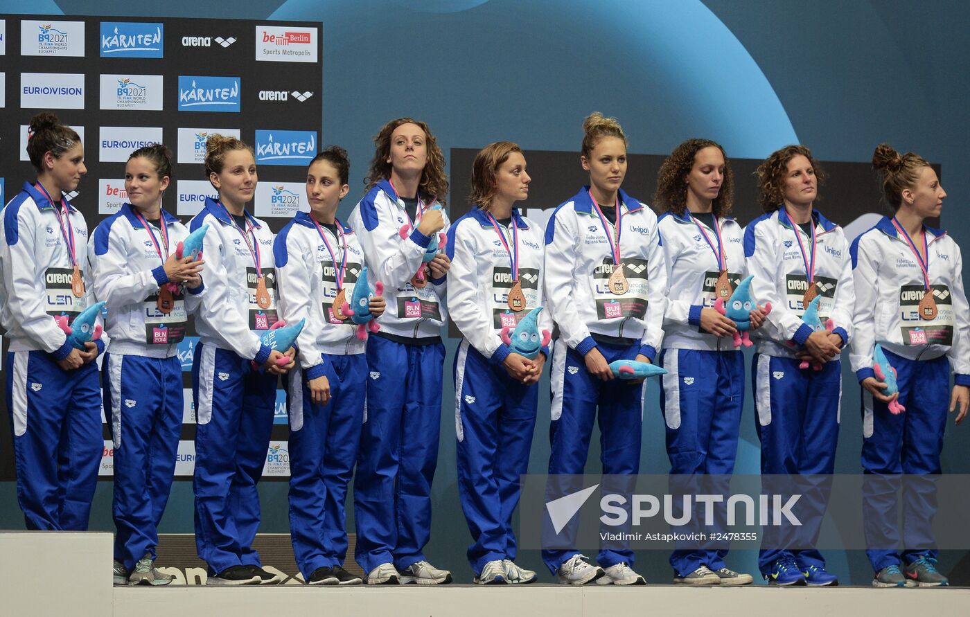 European Aquatics Championships. Day Five