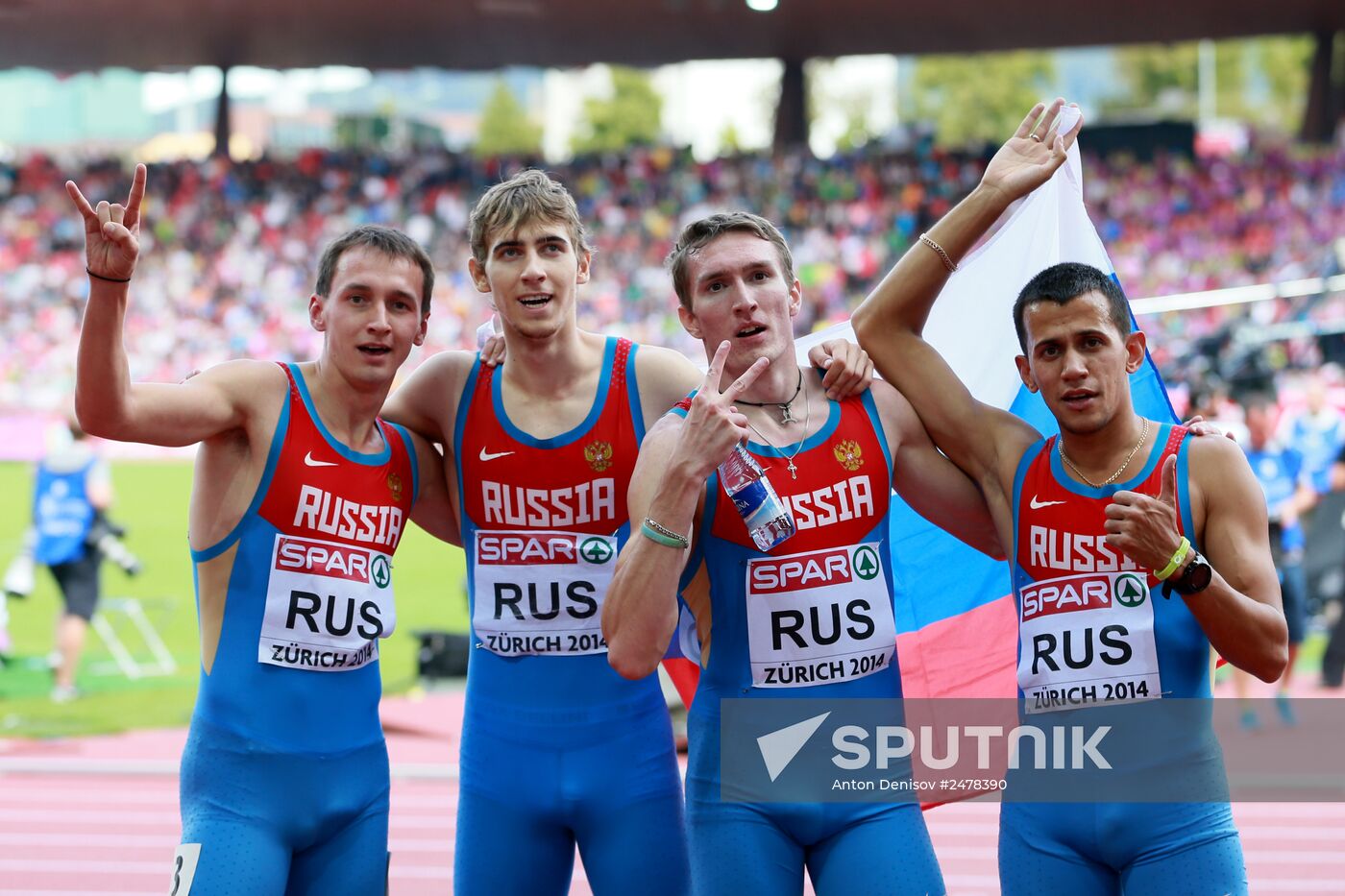 European Athletics Championships. Day six