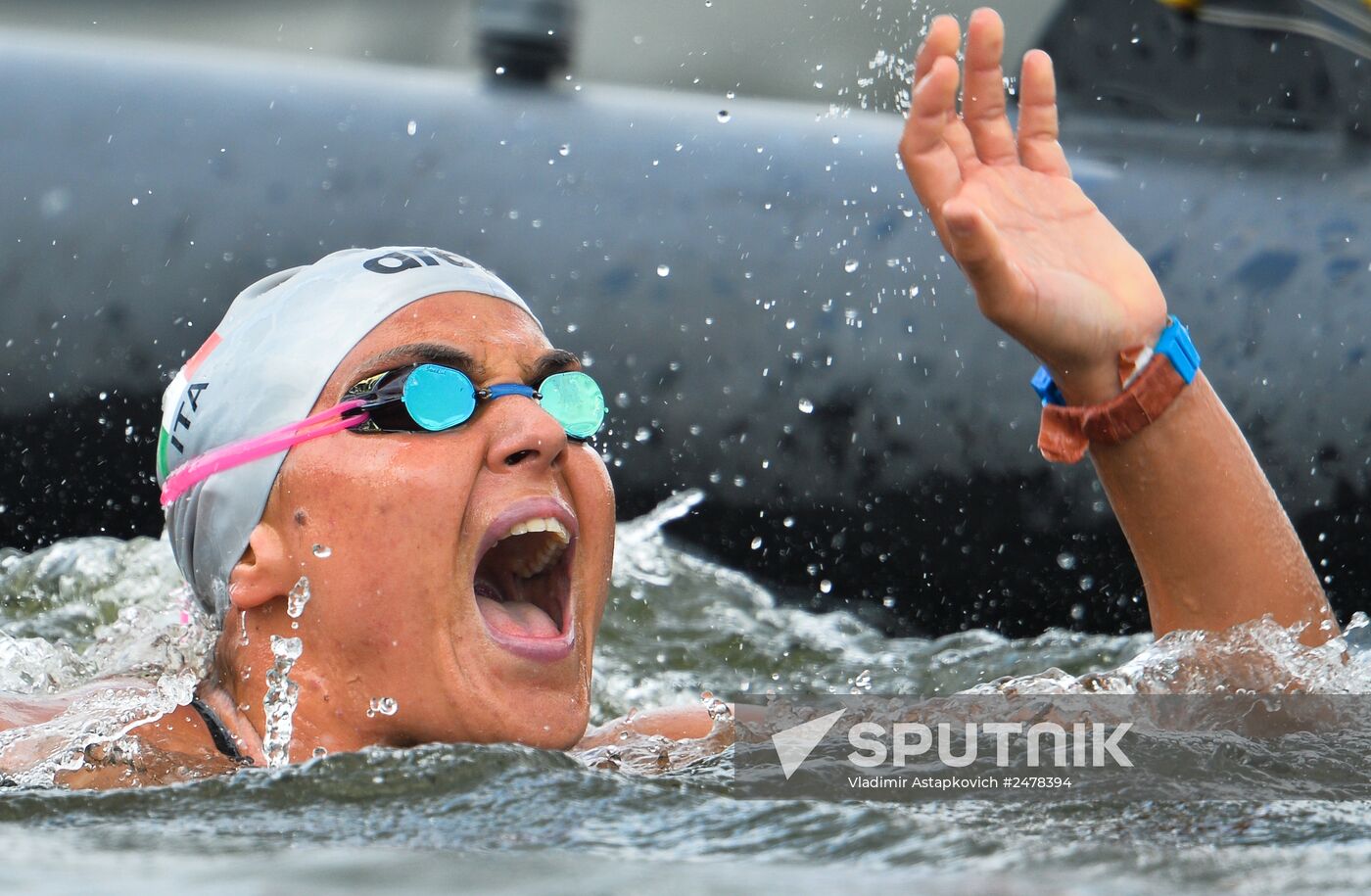 European aquatics championships. Day five