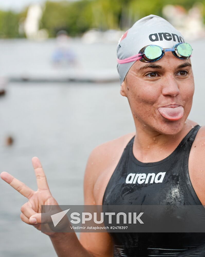 European aquatics championships. Day five