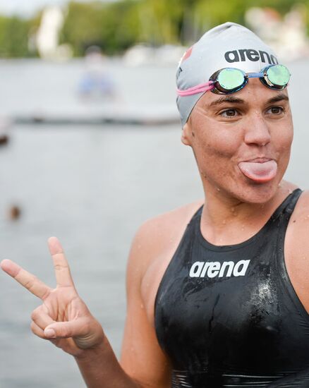 European aquatics championships. Day five