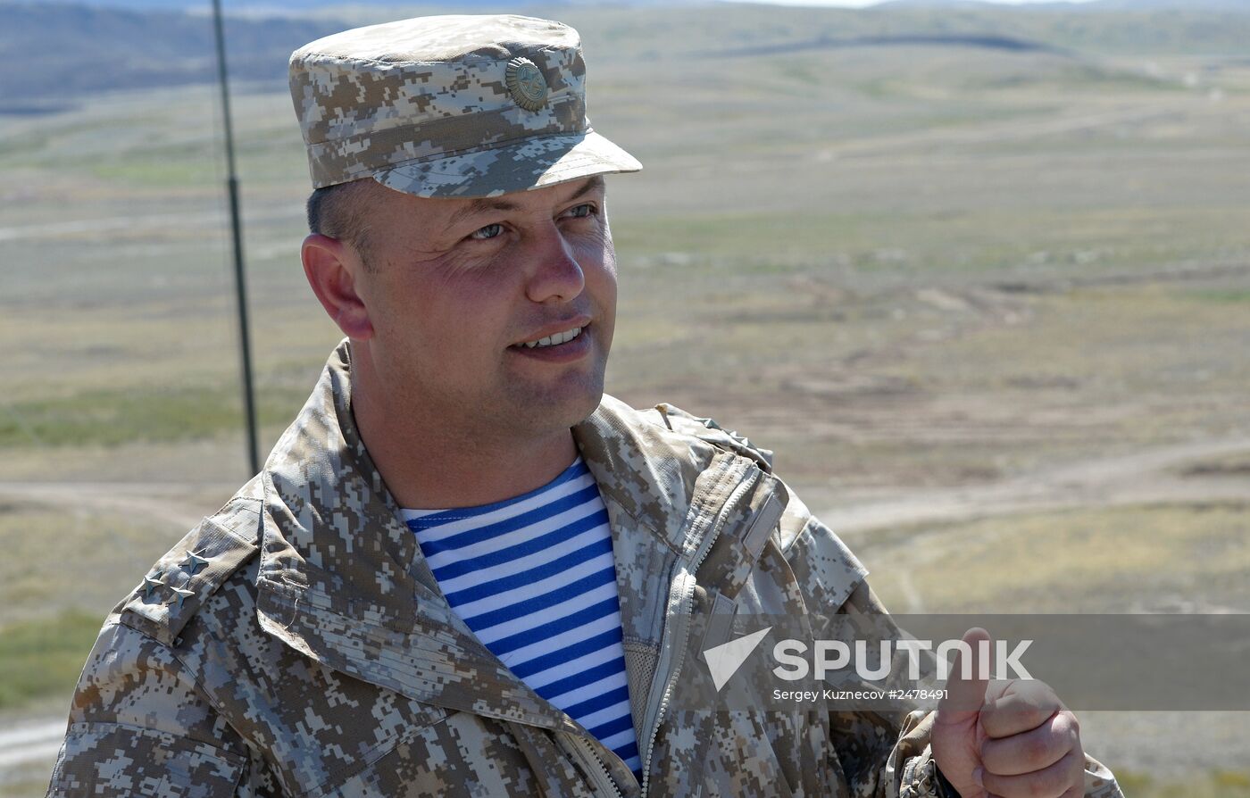 Interaction 2014 CSTO CRRF military drill in Kazakhstan