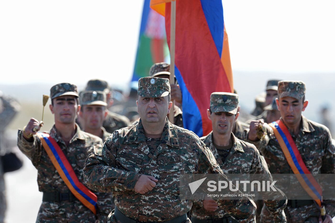 Interaction 2014 CSTO CRRF military drill in Kazakhstan