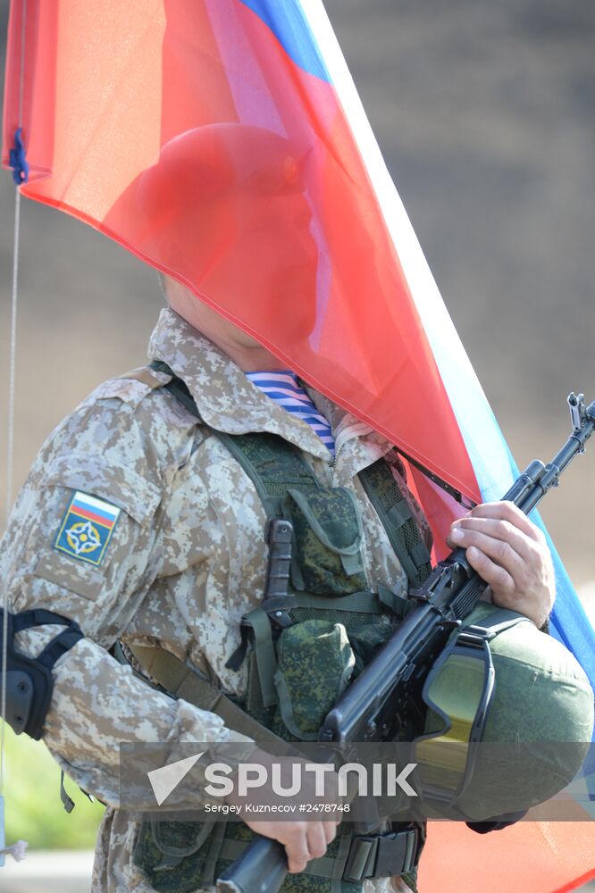 Interaction-2014 exercises by Collective Rapid Reaction Force at Spassk