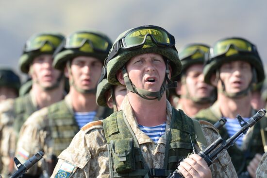 Interaction-2014 exercises by Collective Rapid Reaction Force at Spassk