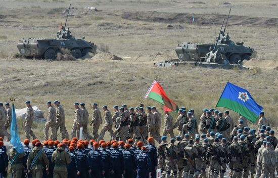 Interaction-2014 exercises by Collective Rapid Reaction Force at Spassk