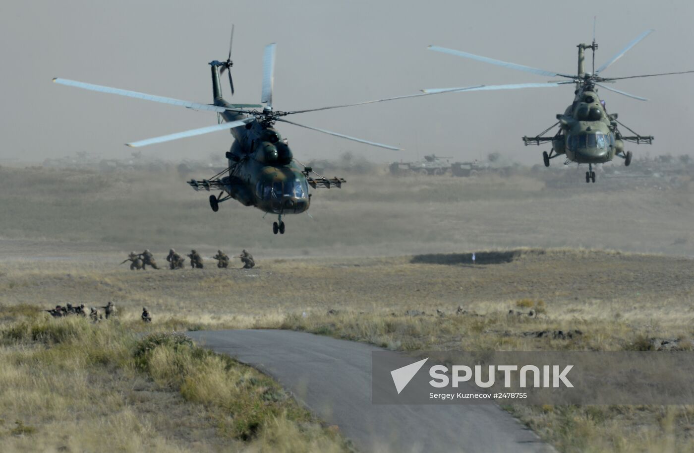 Interaction-2014 exercises by Collective Rapid Reaction Force at Spassk