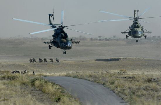 Interaction-2014 exercises by Collective Rapid Reaction Force at Spassk