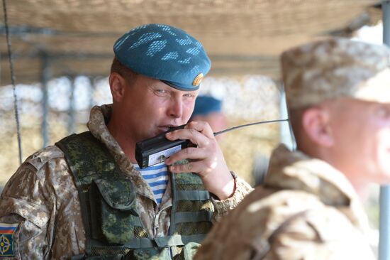Interaction-2014 exercises by Collective Rapid Reaction Force at Spassk