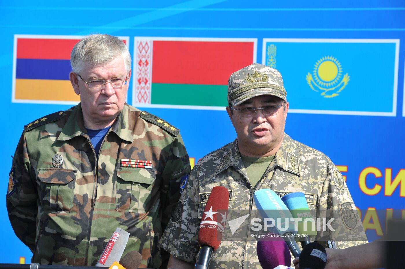 Interaction-2014 exercises by Collective Rapid Reaction Force at Spassk