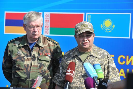 Interaction-2014 exercises by Collective Rapid Reaction Force at Spassk