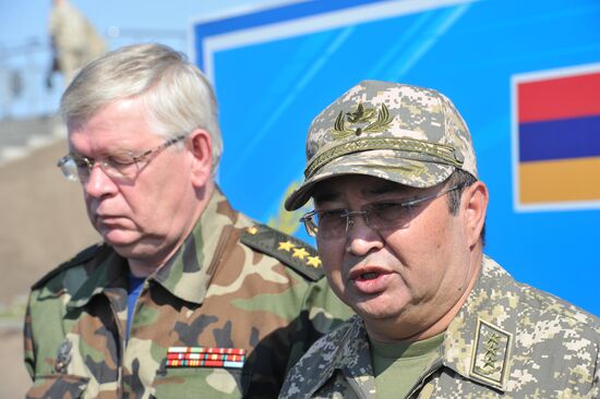 Interaction-2014 exercises by Collective Rapid Reaction Force at Spassk
