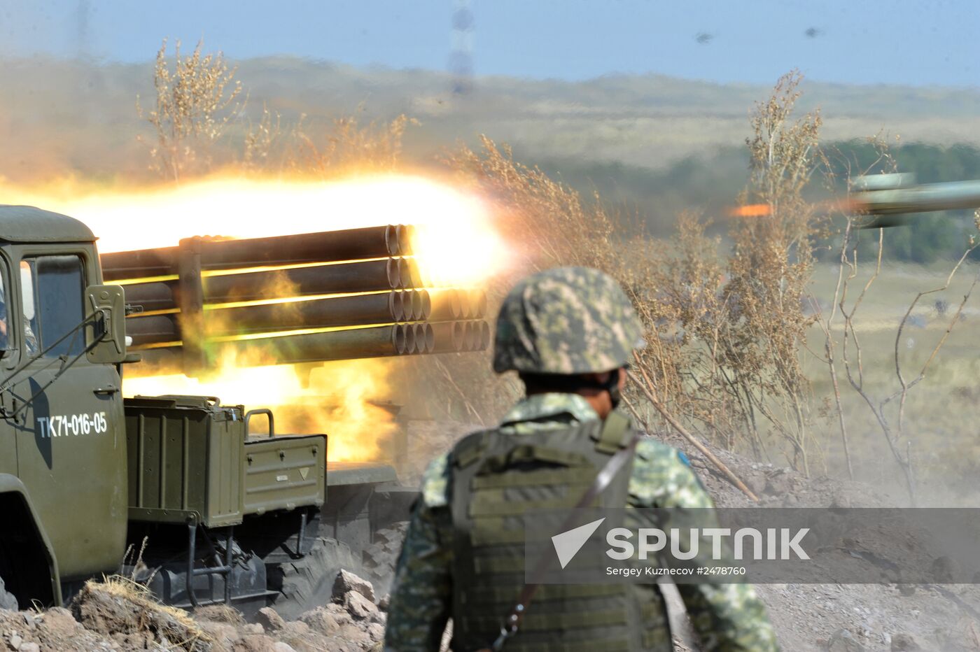 Interaction-2014 exercises by Collective Rapid Reaction Force at Spassk