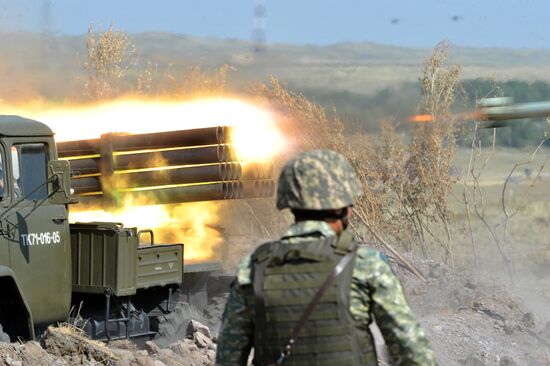 Interaction-2014 exercises by Collective Rapid Reaction Force at Spassk