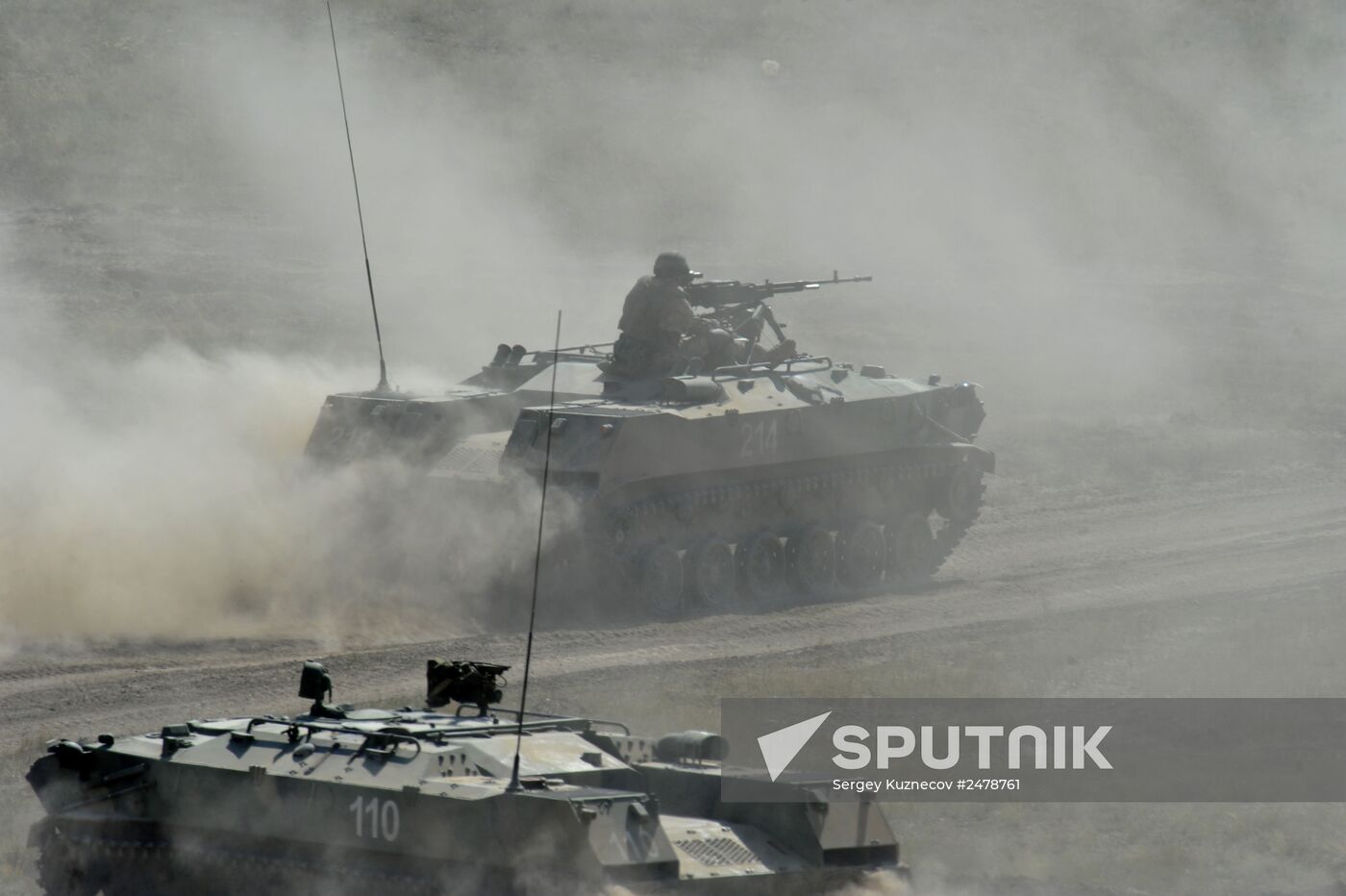 Interaction-2014 exercises by Collective Rapid Reaction Force at Spassk