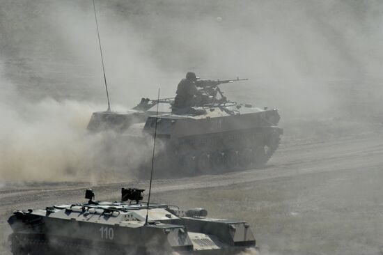 Interaction-2014 exercises by Collective Rapid Reaction Force at Spassk