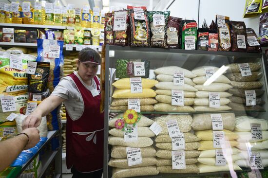 Social food fair in Novosibirsk