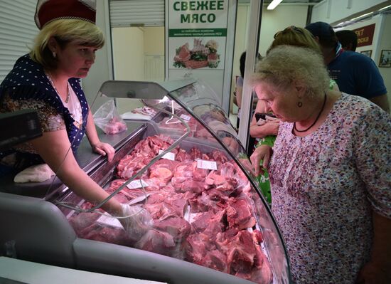 Social food fair in Novosibirsk