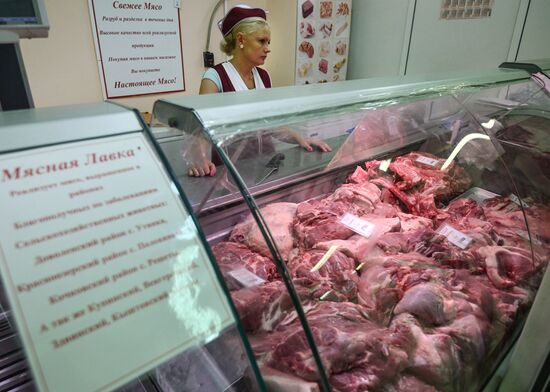 Social food fair in Novosibirsk