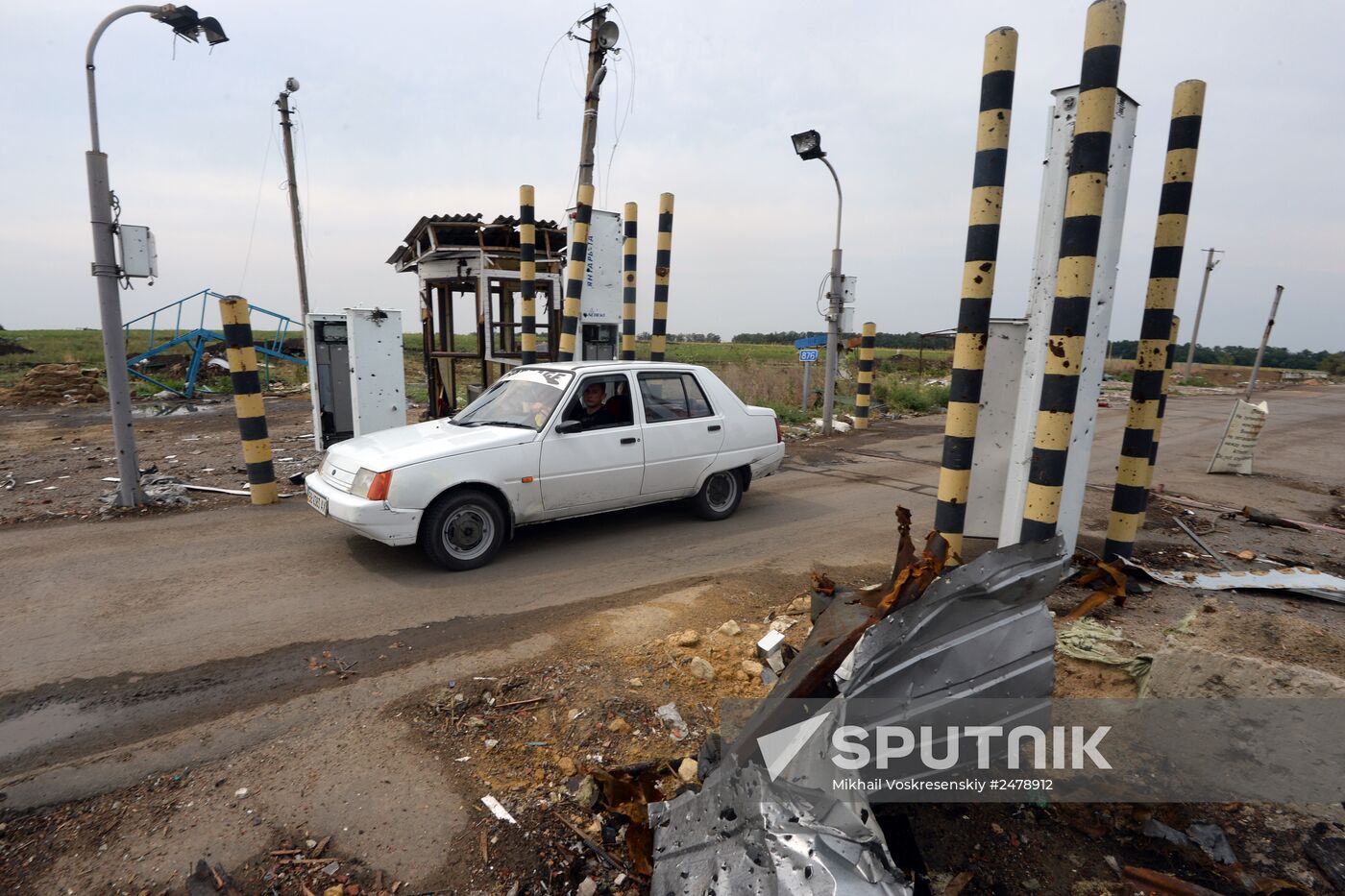 Checkpoint "Dolzhansky" in Lugansk region