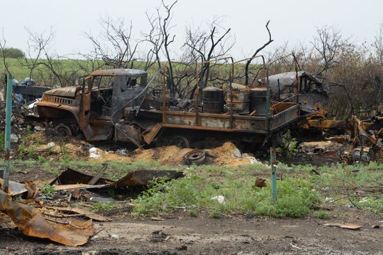 Checkpoint "Dolzhansky" in Lugansk region