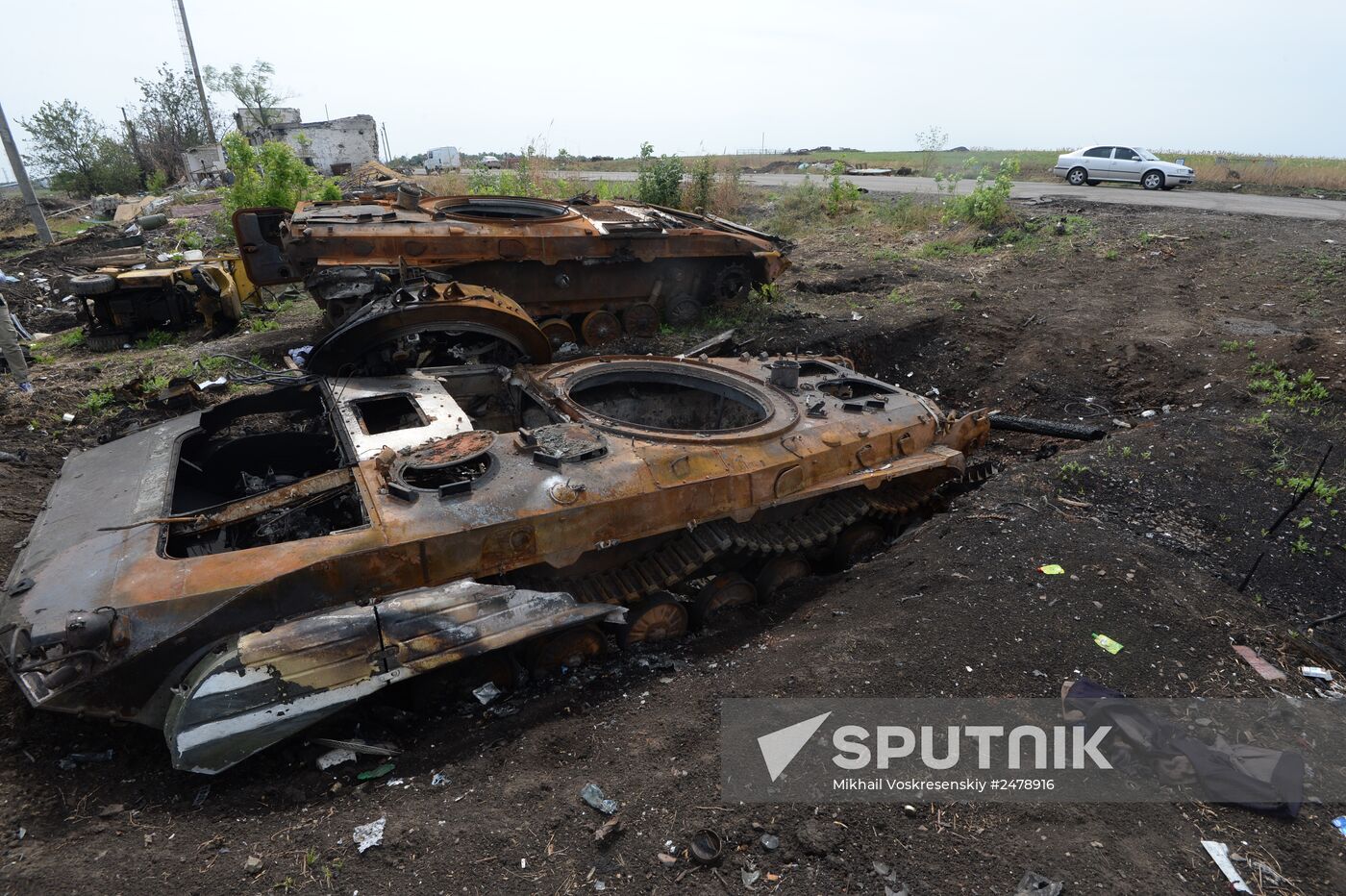 Checkpoint "Dolzhansky" in Lugansk region