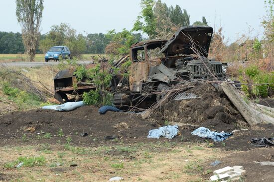 Checkpoint "Dolzhansky" in Lugansk region