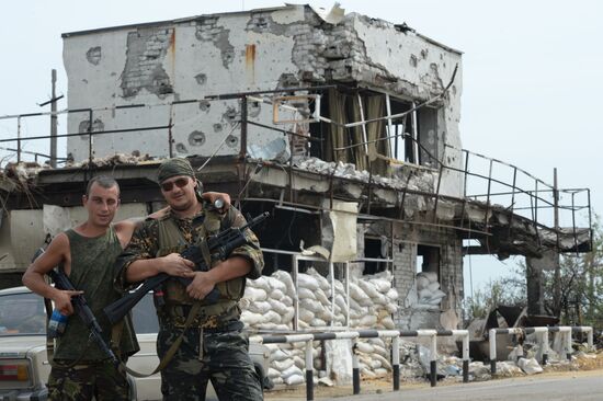 Checkpoint "Dolzhansky" in Lugansk region