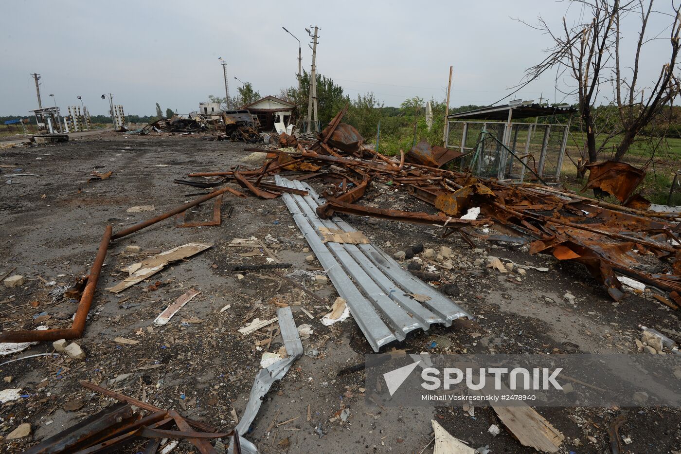 Checkpoint "Dolzhansky" in Lugansk region