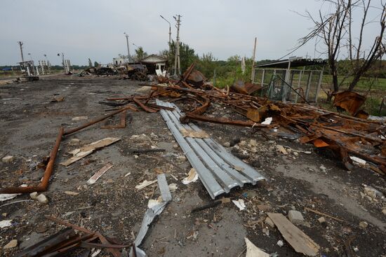 Checkpoint "Dolzhansky" in Lugansk region