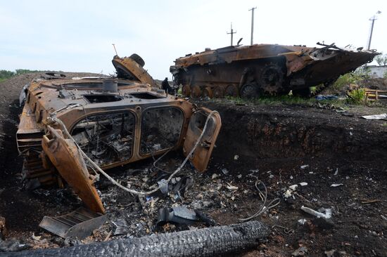Checkpoint "Dolzhansky" in Lugansk region