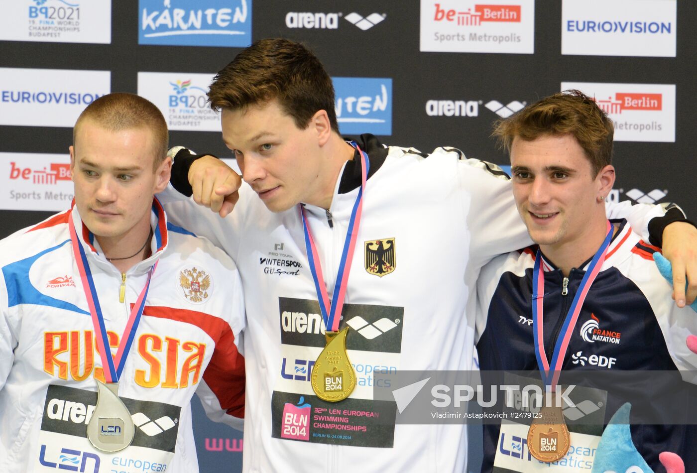 European Swimming Championship. Day Seven.