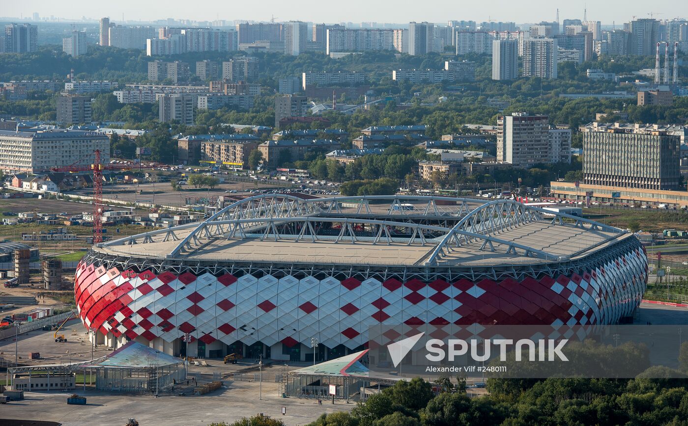 Views of Otkrytiye Arena in Moscow