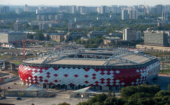 Views of Otkrytiye Arena in Moscow