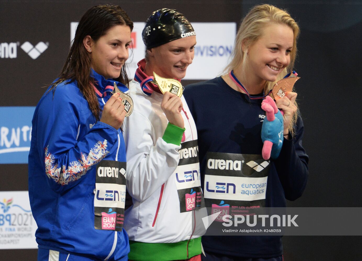 European Swimming Championships. Day nine