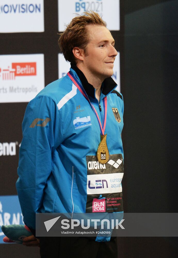 European Swimming Championships. Day nine