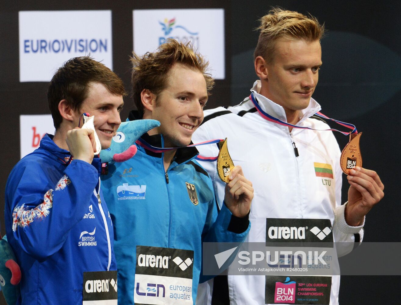European Swimming Championships. Day nine