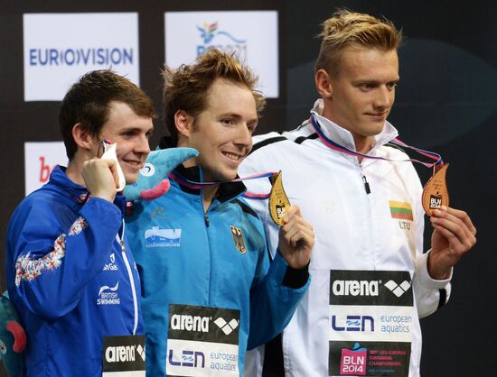 European Swimming Championships. Day nine