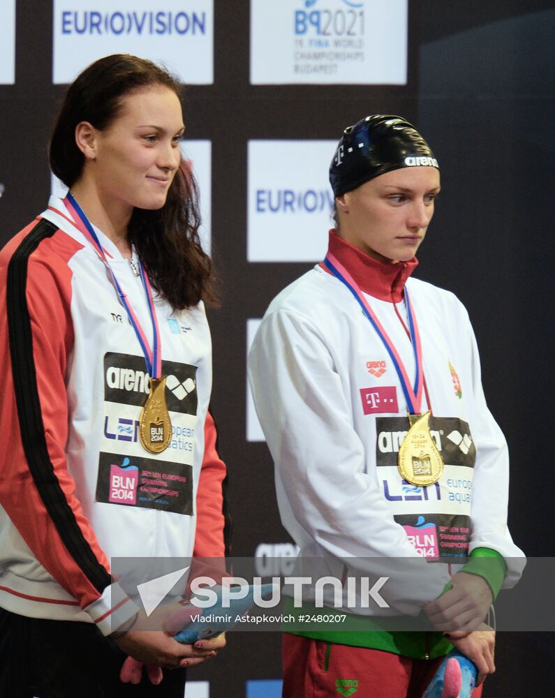European Swimming Championships. Day nine