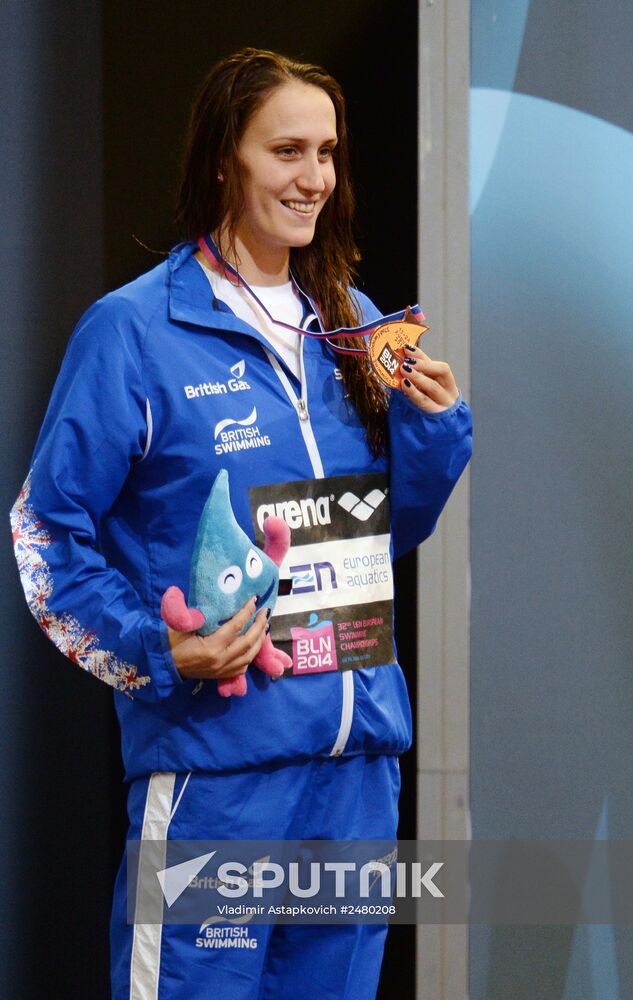 European Swimming Championships. Day nine