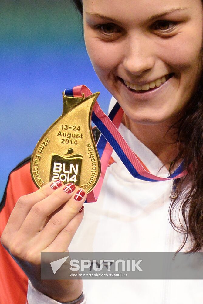 European Swimming Championships. Day nine