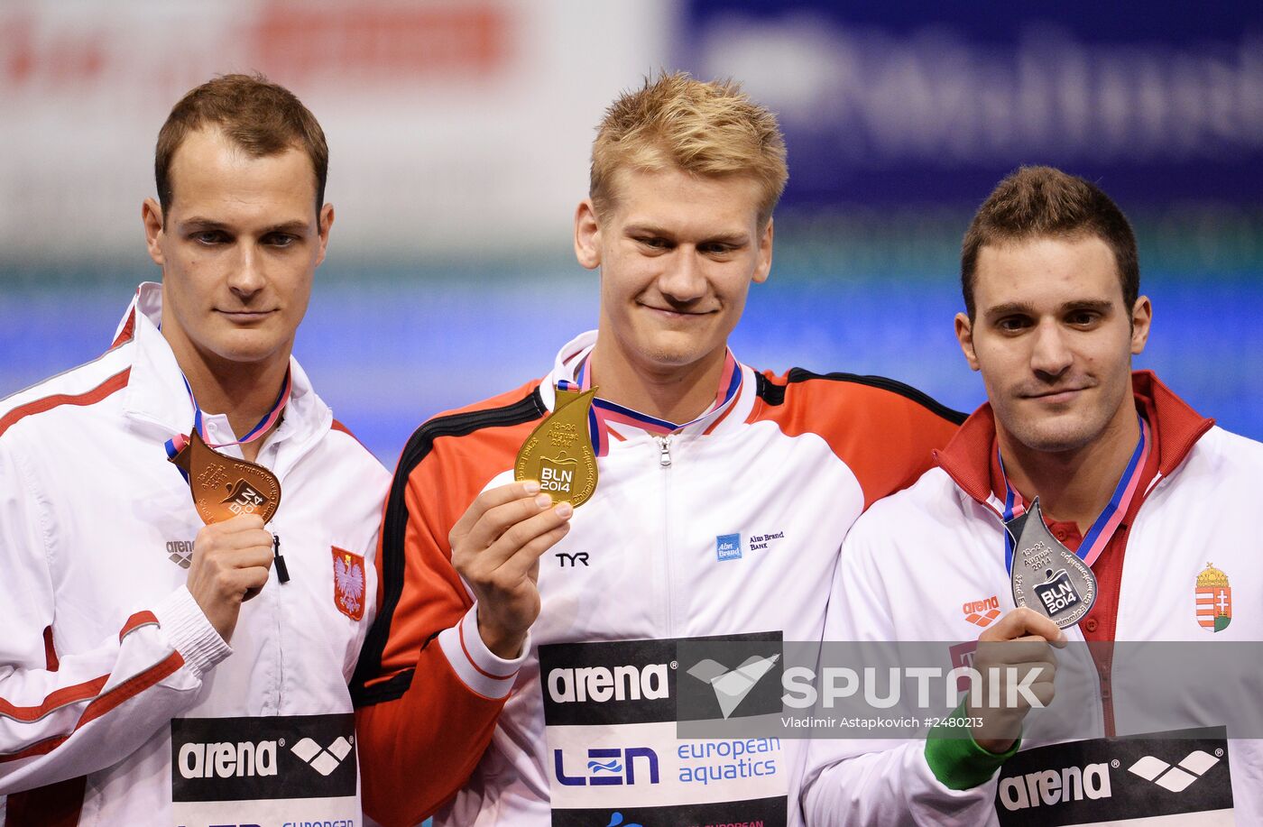 European Swimming Championships. Day nine