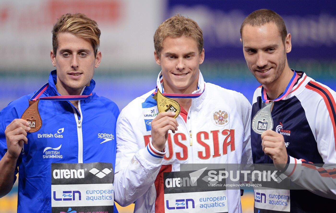 European Swimming Championships. Day nine