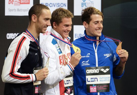 European Swimming Championships. Day nine