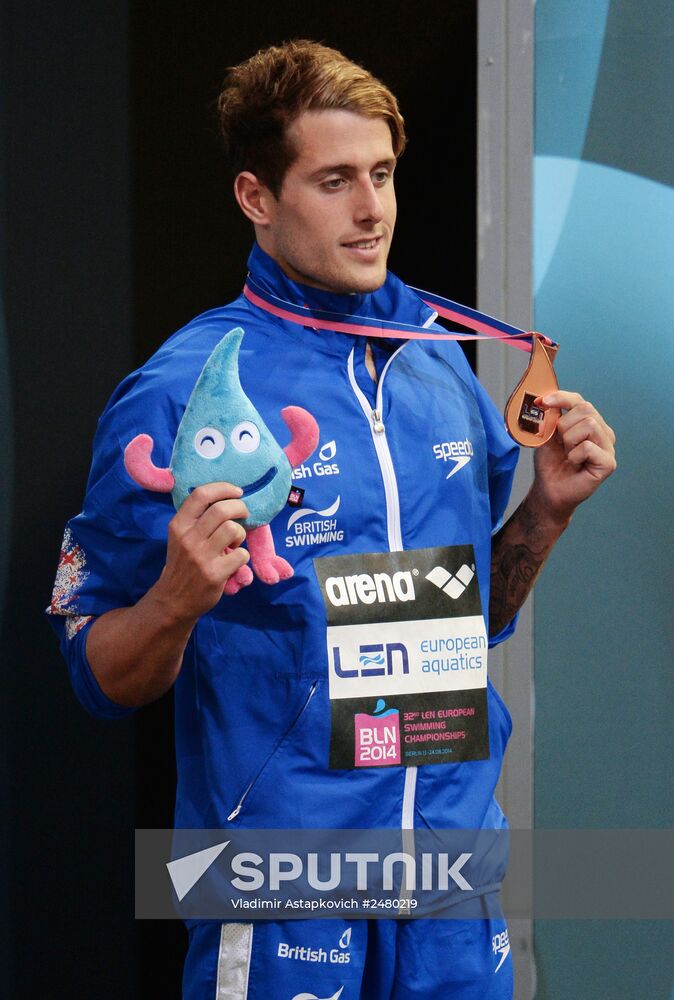 European Swimming Championships. Day nine
